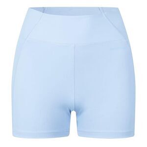 USA Pro Womens/Ladies Opaque Mini Shorts / Brunnera Blue